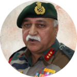 <div> Army  <br></div><div style="font-weight:300;padding-top:15px;font-size:14px;">Commissioned into the 5th Gorkha Rifles regiment, has had an illustrious military career spanning 36 years, during which he held several prestigious command, staff, and instructional appointments.</div>