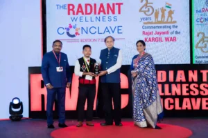 Eco-Warriors Nagaland receives Radiant National Icon Award at Radiant Wellness Conclave 2024